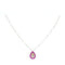 Collier Collier Halo Diamant Rubis Platine 58 Facettes 248BF44FD4684059928B3EAF43FA8A43