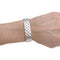 Bracelet Bracelet Chanel, "Matelassé", or blanc. 58 Facettes 32189
