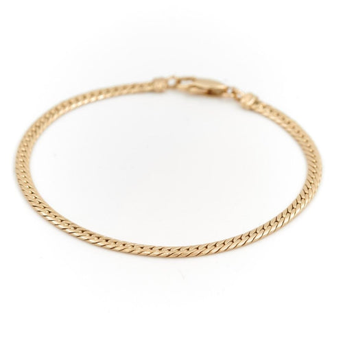 Bracelet Bracelet Maille anglaise Or jaune 58 Facettes 1888318CN