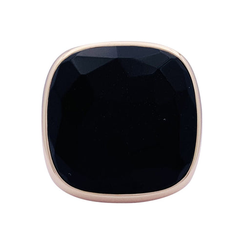 Bague 52 Bague Pomellato "Victoria", or rose, jais. 58 Facettes 33461