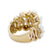 Bague 57 Bague or jaune, perles et diamants. 58 Facettes 33122
