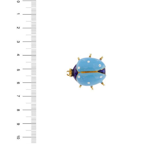 Broche Broche coccinelle émaillée 58 Facettes 28597