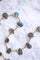 Collier Collier vintage pampilles labradorites, or et perles 58 Facettes