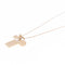 Collier Ginette NY Collier Pendentif Mini Ever Charm Necklace Or rose 58 Facettes 2322870CN