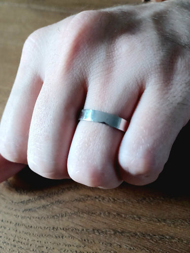 Bague 47.5 Alliance or blanc 58 Facettes