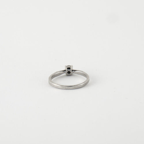 Bague 49 Bague Solitaire Diamant 0.13ct 58 Facettes