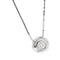 Collier Collier or blanc avec diamant de 0,15 ct 58 Facettes 25854