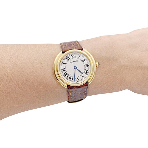 Montre Montre Cartier, "Vendôme", or jaune. 58 Facettes 33047
