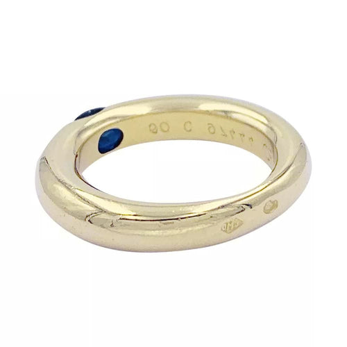 Bague 50 Bague Cartier, "Ellipse", or jaune, saphir. 58 Facettes 32225