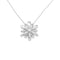 Pendentif Pendentif Poiray "Flower" en or blanc et diamants. 58 Facettes 31065