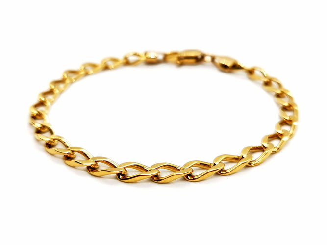 Bracelet Bracelet Maille gourmette Or jaune 58 Facettes 1186478CD
