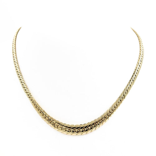 Collier Collier maille anglaise Or jaune 58 Facettes 2029422CN