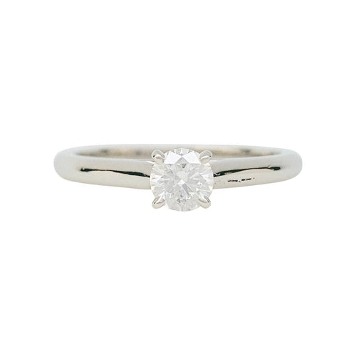Bague 53 Solitaire Cartier, "1895", diamant 0,32 ct, platine. 58 Facettes 31089