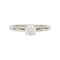 Bague 53 Solitaire Cartier, "1895", diamant 0,32 ct, platine. 58 Facettes 31089