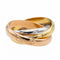 Bague 55 Cartier Bague Trinity Or jaune 58 Facettes 2420315CN