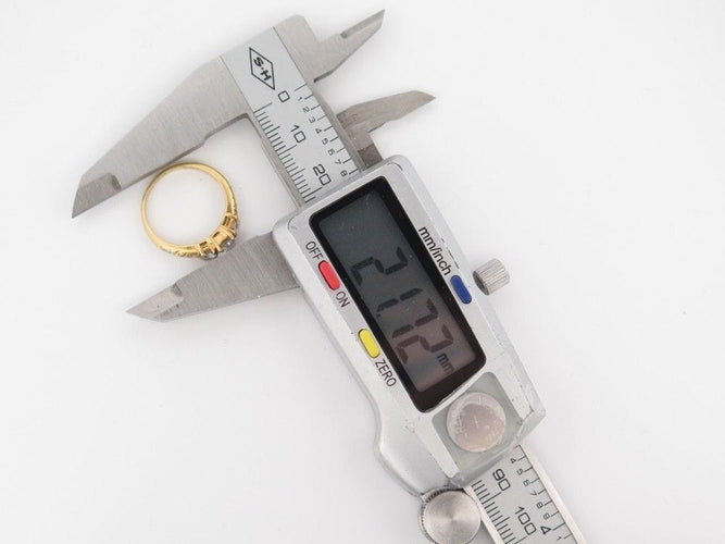 Bague 51 vintage bague monture VAN CLEEF & ARPELS sertie de 11 diamants 0.88ct t51 58 Facettes 250925