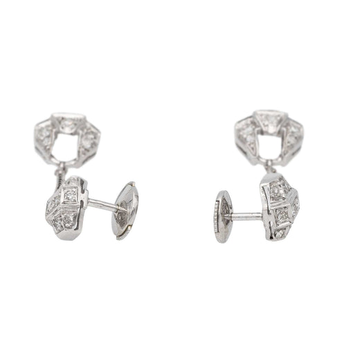 Boucles d'oreilles Boucles d'oreilles Or blanc Diamant 58 Facettes 2259247CN
