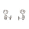 Boucles d'oreilles Boucles d'oreilles Or blanc Diamant 58 Facettes 2259247CN
