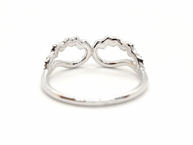 Bague 52 Bague Aile d'ange Or blanc Diamant 58 Facettes 579301RV