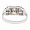 Bague 51 Bague Tank Or Blanc diamant 58 Facettes 2360810CN