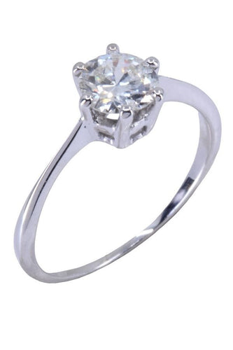Bague 56 BAGUE SOLITAIRE DIAMANT 0.90 CARAT 58 Facettes 071751