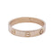 Bague 59 Bague Cartier, "Alliance Love", or rose. 58 Facettes 32682