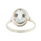 Bague 59 Bague Or blanc Aigue-marine 58 Facettes 27600