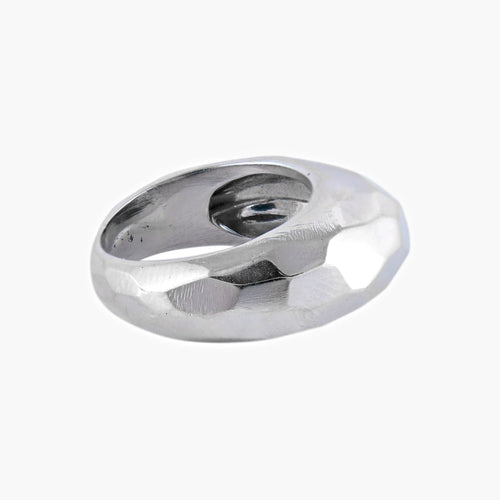 Bague 51 / Or Blanc BAGUE "FACETTE" OR BLANC 58 Facettes BO/220020 RIV