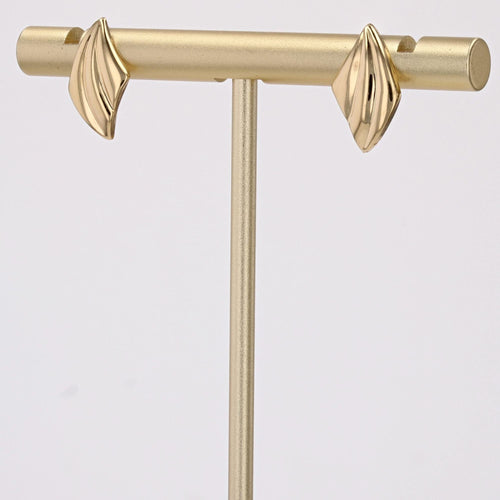 Boucles d'oreilles Boucles d'oreilles or jaune 3 godrons 58 Facettes CVBO15