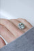 Bague Bague marguerite ancienne aigue-marine, diamants 58 Facettes