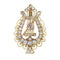 Broche Broche - Diamants et Harmonie : Broche-Pendentif Lyre Or 1870 58 Facettes 24003-0230