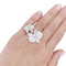 Bague 54 Bague Cartier, "Caresse d'Orchidées", or blanc, diamants. 58 Facettes 33162