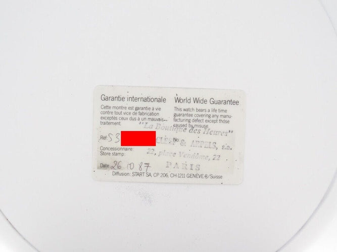 Montre vintage montre VAN CLEEF & ARPELS la collection 28mm acier or quartz 58 Facettes 256831