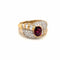 Bague Bague cocktail Diamant Rubis 58 Facettes