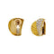 Boucles d'oreilles Boucles d'oreilles en or jaune et diamants. 58 Facettes 31268