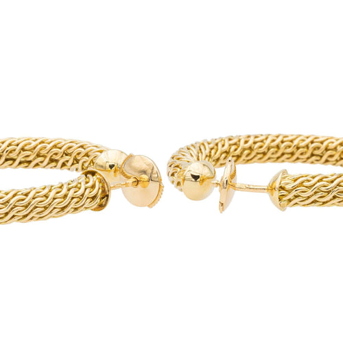 Boucles d'oreilles Boucles d'oreilles Créoles Or jaune 58 Facettes 2468102CN