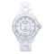 Montre Montre Chanel "J12" céramique blanche, diamants. 58 Facettes 33570