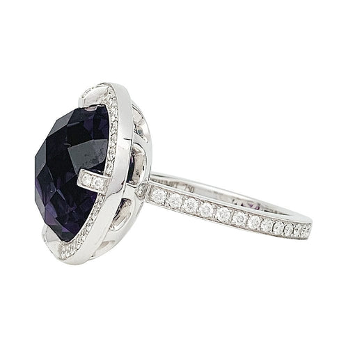 Bague 52 Bague Chaumet, "Attrape-moi...si tu m'aimes", or blanc, améthyste, diamants. 58 Facettes 31781