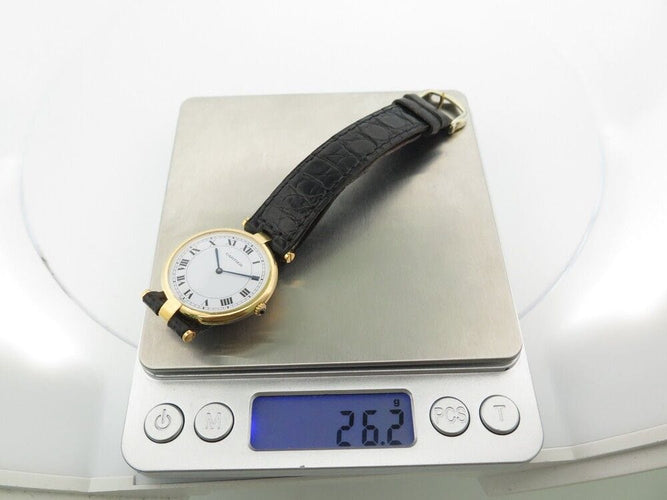 Montre vintage montre CARTIER vendome 30 mm or jaune 18k quartz ss garantie 58 Facettes 253166