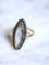 Bague marquise ancienne en or et argent, miniature, début du XXe siècle 58 Facettes