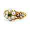 Bague 54.5 Bague Fleurs émeraude, perles 58 Facettes C7D0F216E34D4453B5F1F1393F3D0EA9