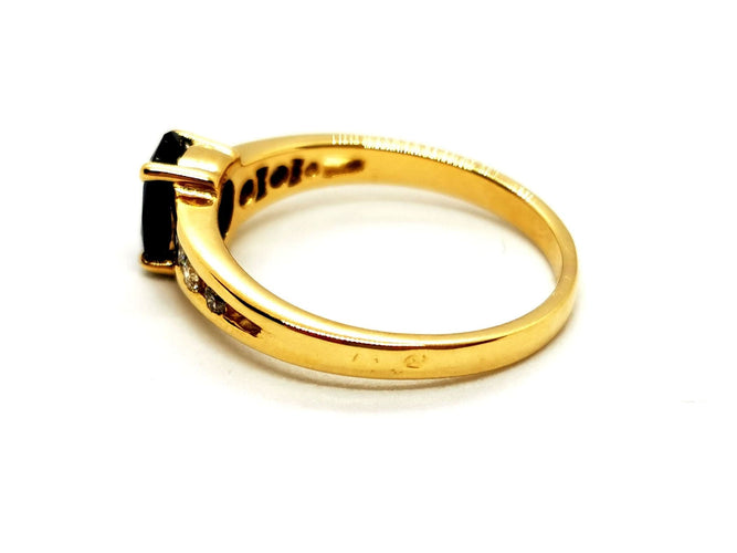 Bague 52 Bague Or jaune Saphir 58 Facettes 1468784CN