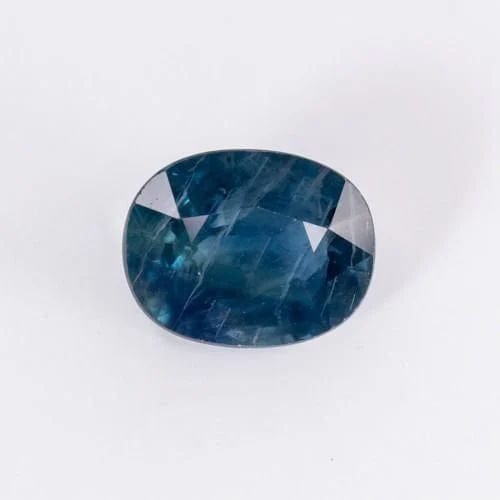Gemstone Saphir bleu chauffé 3,67cts certificat GCI 58 Facettes 270