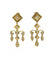 Boucles d'oreilles Longueur : 5.3 cm / Jaune / Or 750 Boucles d'oreilles Or et diamants 58 Facettes 140057SP