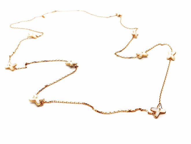 Collier Chaumet Collier Sautoir Jeux de liens Or rose Diamant 58 Facettes 1347094CN