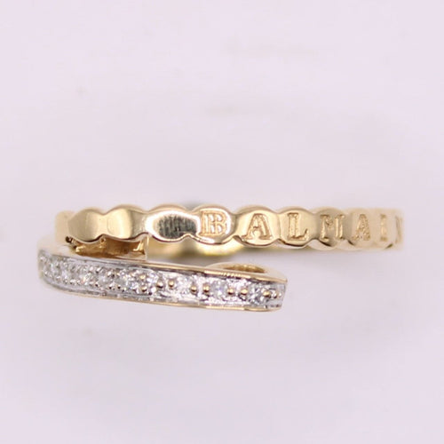 Bague BALMAIN - bague Or jaune, diamants 58 Facettes