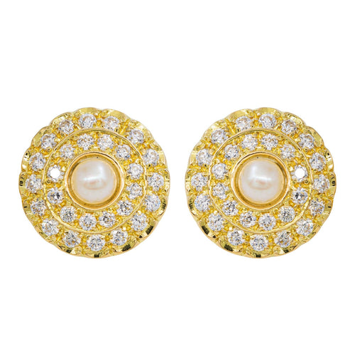 Boucles d'oreilles Boucles d'oreilles Or jaune Diamant 58 Facettes 2441317CN