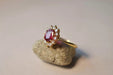 Bague Marguerite Rubis et Diamants 58 Facettes Ref1823