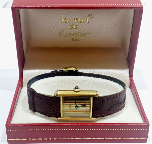 Montre Cartier - Montre De Femme Must 58 Facettes 3083/7