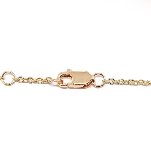 Bracelet Bracelet barrette saphirs multicolores diamants or rose 58 Facettes